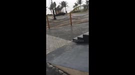 This is what happen if you taking a walk when the cyclone has arrived in Danang 2022.