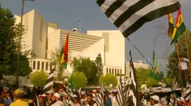Pakistan Government Protest against Supreme Court in Islamabad Capital Territory, Pakistan