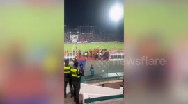 Chaos as Thai and Indonesian footballers have mass brawl on pitch at Southeast Asian Games