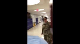 Military mother surprises her son with unexpected homecoming *Heartfelt Reaction*