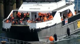 Been a busy day in the English channel,with around 7 dinghys being picked up by border force