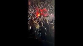Flare Thrown Into Crowd at Festival