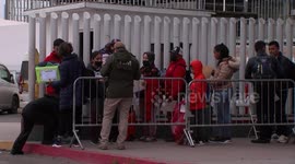 Migrants persist in no man's land of Tijuana/San Diego border first day after end of Title 42