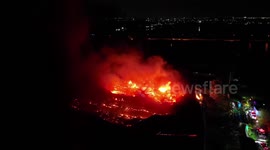 Twin explosions spark large blaze in speaker factory in central Thailand