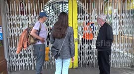 Londons Earls Court station stands closed due to fire alarm