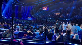 Eurovision 2023 - Sweden receives their Televote from the arena. Audience & greenroom reaction.