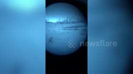 Ukrainian soldiers carry out night combat training
