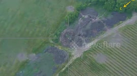 Russia says it destroyed Ukrainian self-propelled artillery using Kamikaze drone