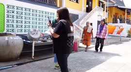 Police seize cannabis from 'cat cannibal' Buddhist monk's room in Thailand