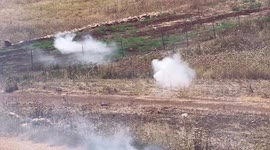 Clashes between Palestinian protesters and Israeli soldiers in the West Bank village of Beit Dajan