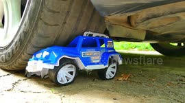 A real car crushing cars toys! cool Video for a childs