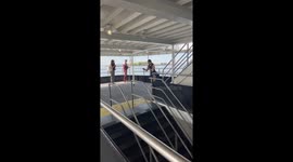 Dancing Woman Dumps Phone in Hudson River