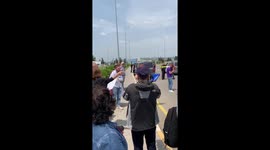 Tense arrival: police presence and protests as direct flights resume between Moscow and Tbilisi
