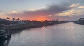 Beautiful sunrise Eternity Canal