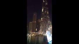 Dubai Burj khalifa water dance video with music