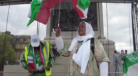 Somali community celebrations Somaliland independent in London, UK