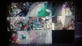 Shoppers flee as magnitude 4.8 earthquake rocks grocery store in the Philippines