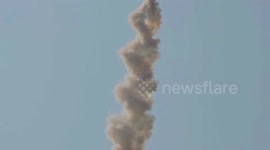 Incredible rockets made from PVC pipes and explosives welcome rainy season in Thailand