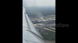 France: Bus Catches Fire At Charles De Gaulle Airport 2
