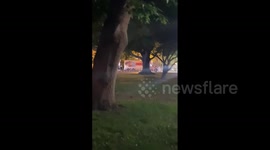 Driver detained after truck crashes near the White House