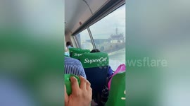 Dozens injured when ferry smashes into cargo ship in the Philippines