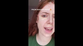 Woman does a wonderful Prom Makeup *Easy-To-follow Makeup Tutorial*