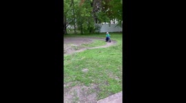 4-Year-Old Motocross Rider Full Sends It