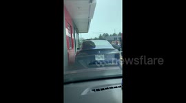 Hungry motorists stuck as Tesla breaks down in McDonald's drive-thru in  Canada