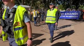 ‘Free Julian Assange!’ rally, Sydney, Australia