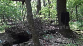 Russian positions in Kharkiv region, Ukraine