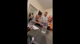 'No f***ing way!' Parents' hysterical reaction as their son reveals they'll be grandparents