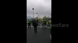 People March Against Pension Reform in Paris, France