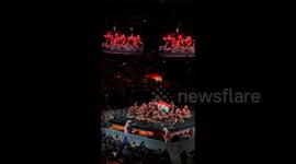 Modi Arrival Celebration at Sydney Olympic Park Stadium in Sydney NSW, Australia
