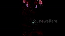 Modi Gives Speech to Indian Diaspora at Sydney Olympic Park Stadium in Sydney, Australia.