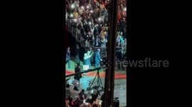 Crowd Welcomes Modi at A Sydney Olympic Park Stadium in Sydney, Australia