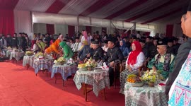 Betawi Eid fitri celebration in Jakarta, Indonesia