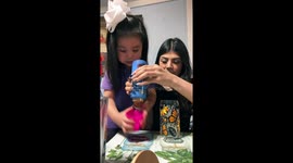Sisters Making Coffee Together