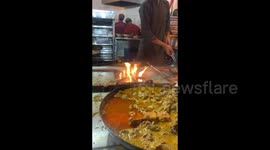 Pakistan Traditional Chicken Dish Made in Lahore, Pakistan