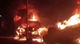 Ely riots, Cardiff: Cars ablaze after crowd set them on fire