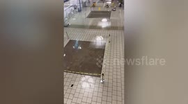 Typhoon Mawar floods terminal at Guam International Airport