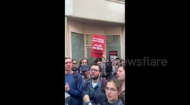 Climate activists block TotalEnergies shareholder meeting in Paris