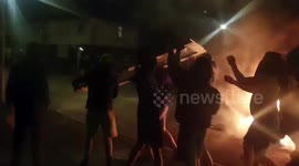 Ely riots, Cardiff: Youths hurl doors at line of police officers