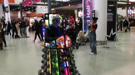 An amazing Davros from Doctor Who  cosplay at the first day of the MCM Comic con held in London