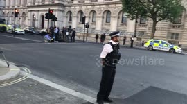 UK: Car Crashes Into Front Gates Of Downing Street, Driver Arrested 2