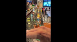 Rows of Colorful Drinks Expertly Mixed