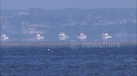 Rare Fata Morgana optical illusion seen off Kent, UK coast