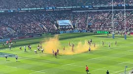 Just Stop Oil protesters storm Twickenham pitch halting Premiership Rugby final