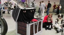 Amazing chest with hands Cosplay at MCM Comic Con held in London