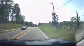 Collision Happens Right in Front of a Cop Car