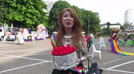 Two participants in Chiang Mai Pride Parade speak about life